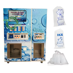 Card Operated Ice Vending & Bagging Machine