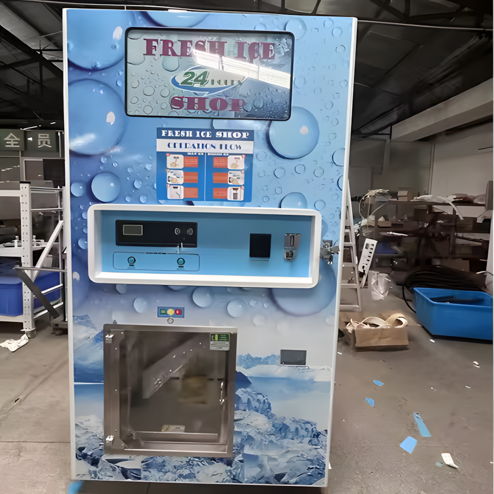 Full Auto Industrial Ice Vending Machine - 450kg/Day (Bag & Seal)